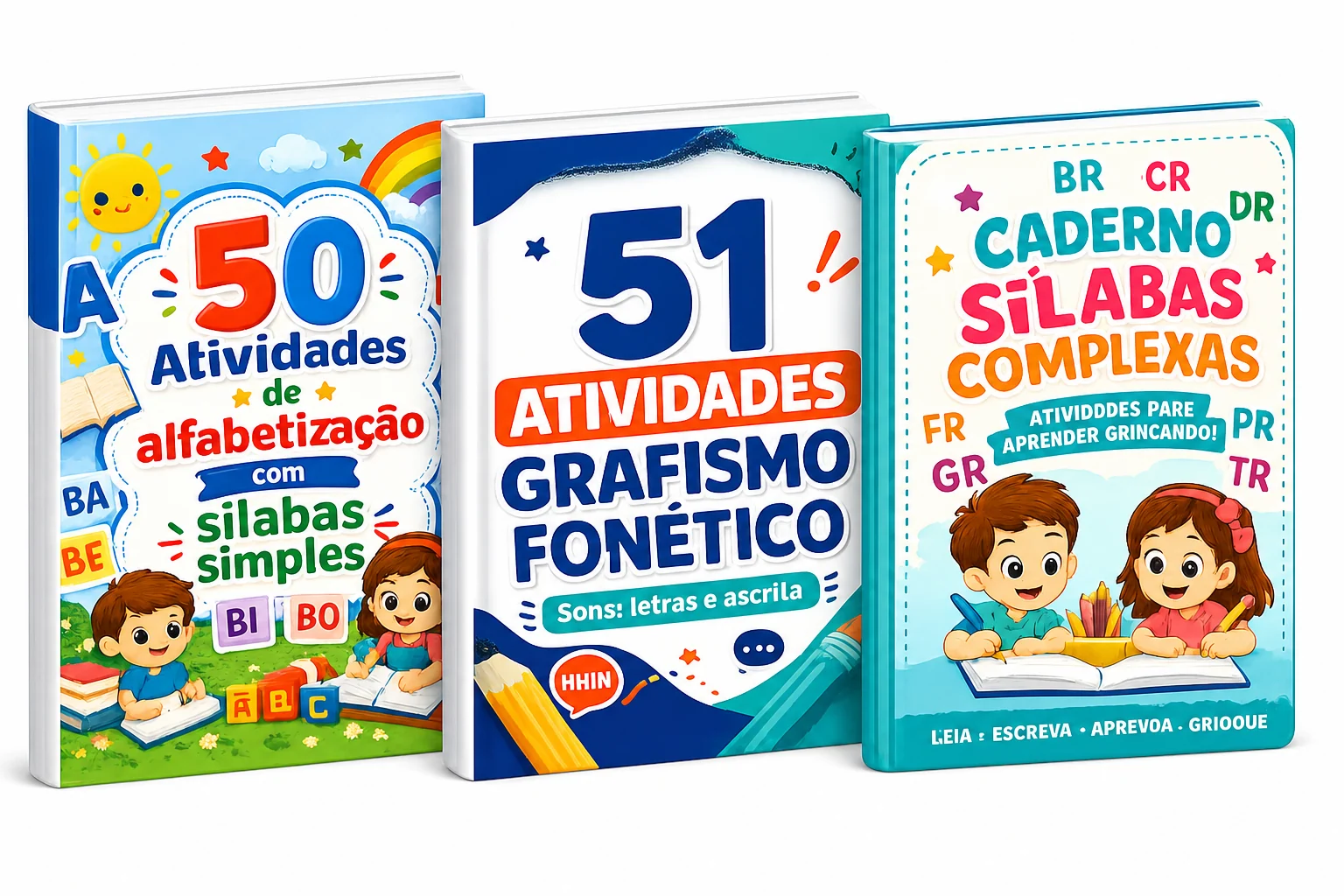 Plano Premium com S&iacute;labas Simples, Grafismo Fon&eacute;tico e S&iacute;labas Complexas