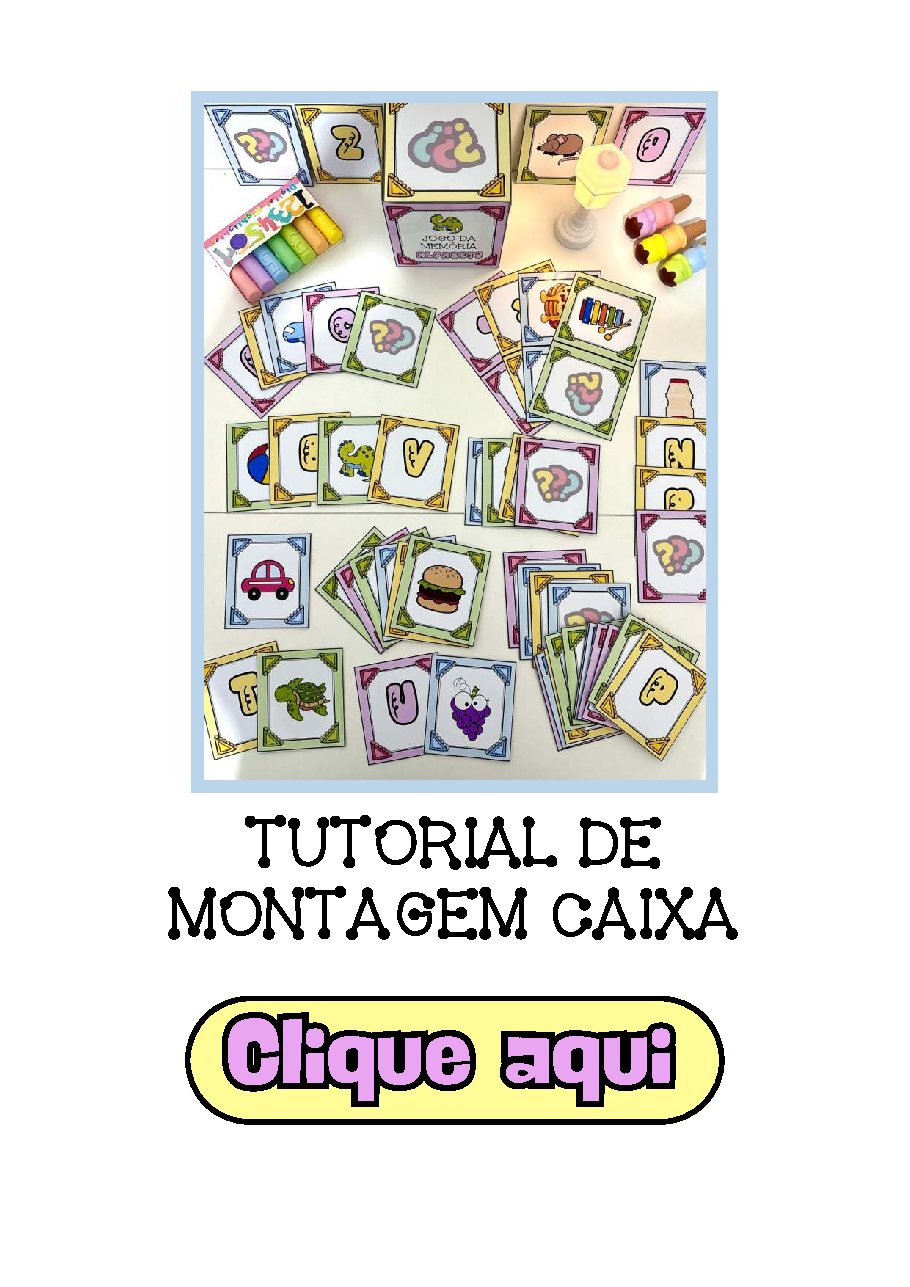 Jogo da Memoria Alfabeto Premium